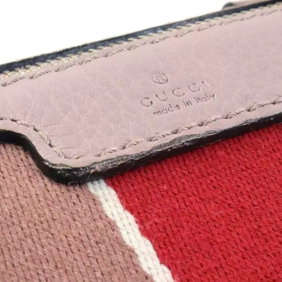 Auth GUCCI Handbag Shoulder Bag Beige/Light Purple GG Canvas/Leather - Picture 11 of 16